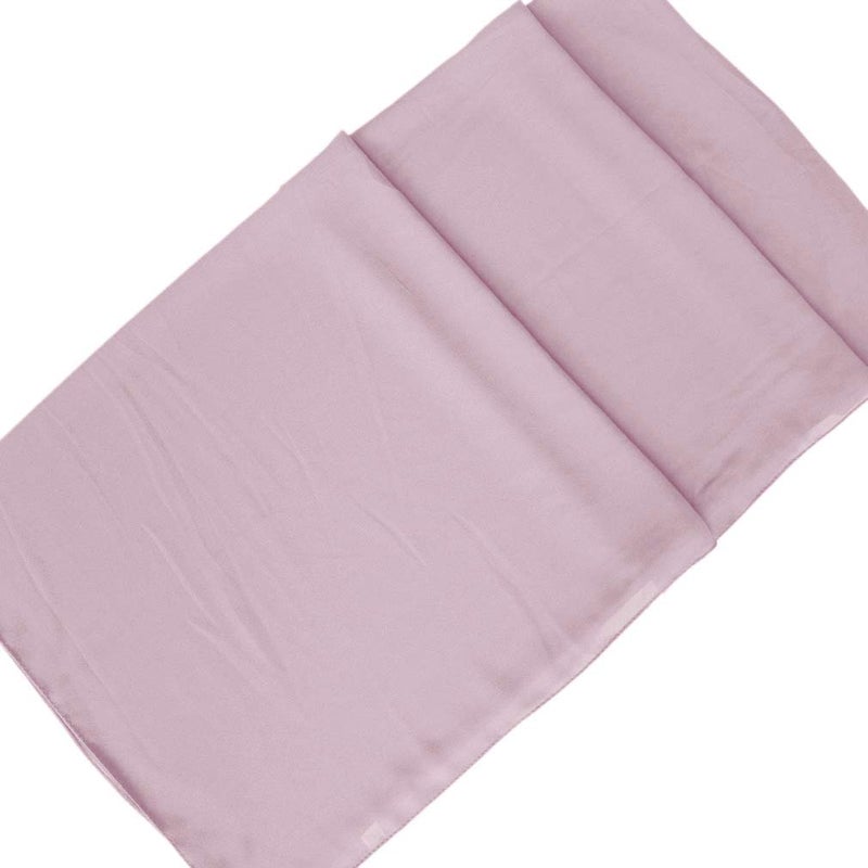 LMVERNA Womens Chiffon Bridal Evening Soft Wrap Scarf Shawl, Chiffon Scarf Ribbon Scarf for Women and Girls (Dusty Pink) - Image 5